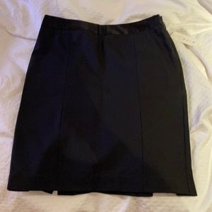 Black pencil skirt